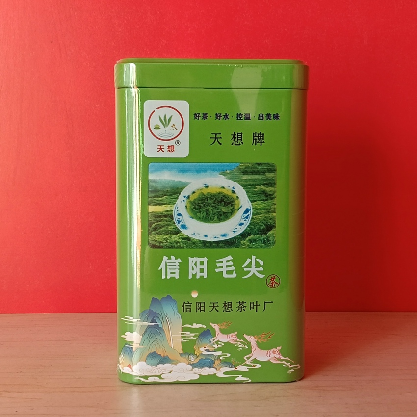 信阳毛尖茶-天想产品100克桶装