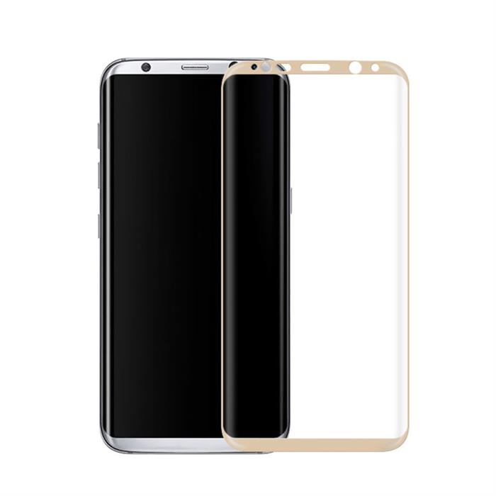 产品名称：三星S8+钢化膜 S8Plus全屏 SAMSUN G9550防爆膜 耐用防划 G9558手机屏幕保护膜 3D超清晰9H硬度 无气泡 圆边设计 (三星S8+ 6.1寸, 标准版全屏) 