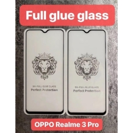 OPPOREAIME3PRO狮子头全屏大弧满屏9D二强丝印钢化玻璃屏幕保护防爆膜
