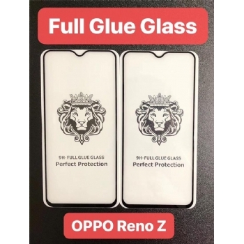 OPPO Reno Z狮子头全屏大弧满屏二强丝印手机贴膜钢化玻璃屏幕防爆保护膜