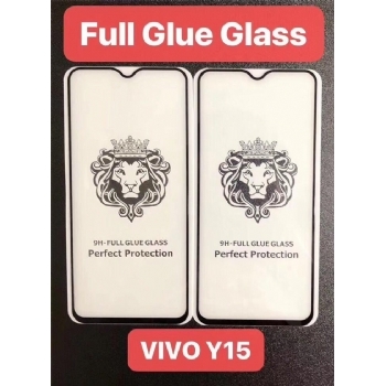 VIVO Y15狮子头全屏大弧满屏二强丝印手机贴膜钢化玻璃屏幕防爆保护膜