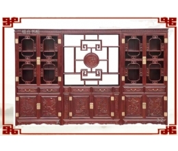 三组合书柜