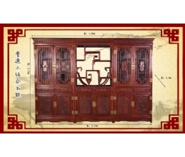 普通三组合书柜