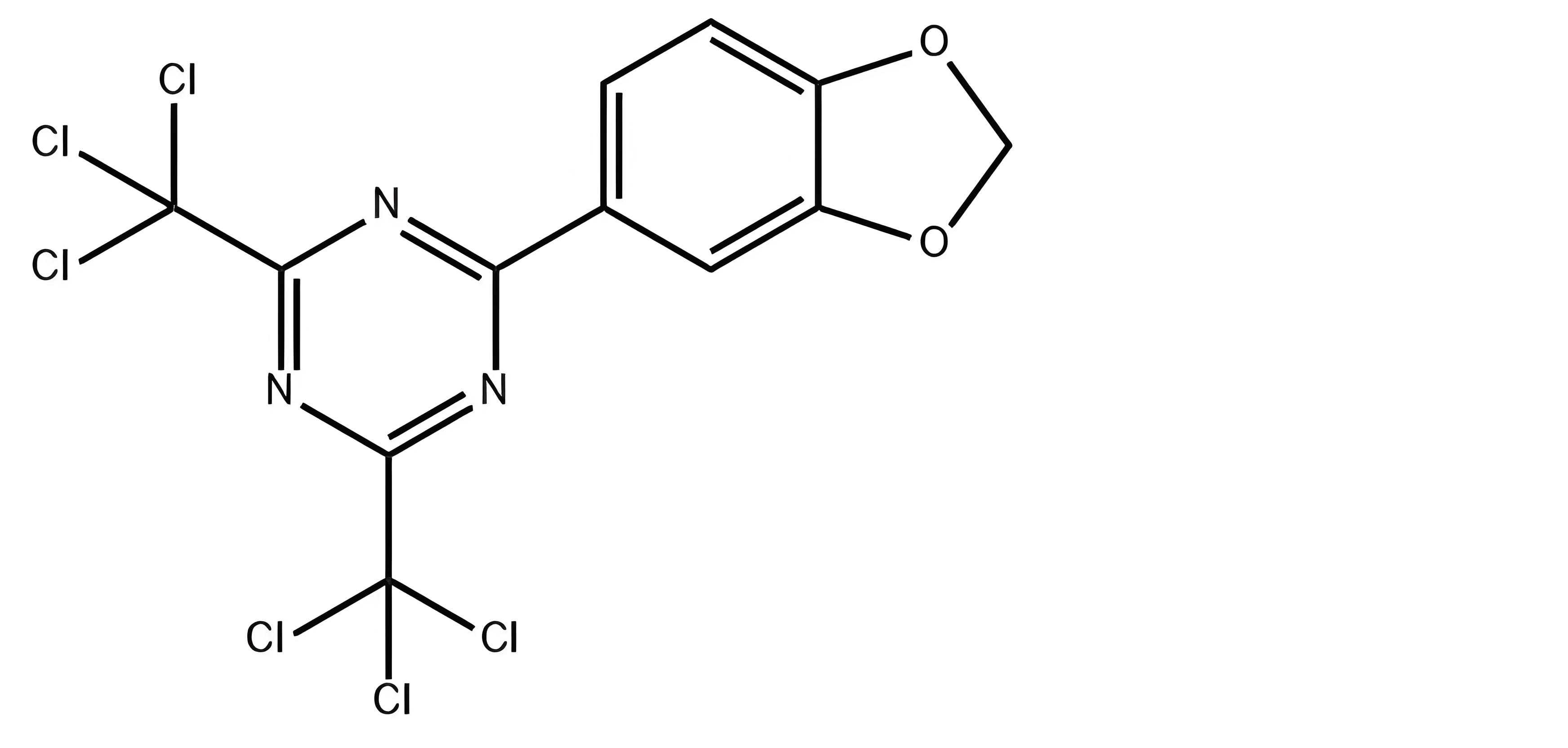 2-(1,3-Benzodioxol-5-yl)-4,6-bis(trichloromethyl)-1,3,5-triazine